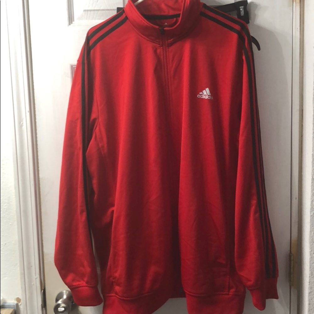 Adidas zip up jacket used xxl